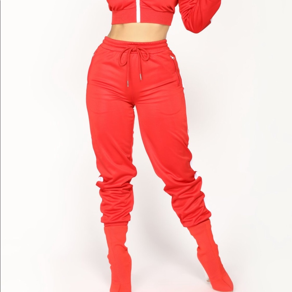 Red Joggers